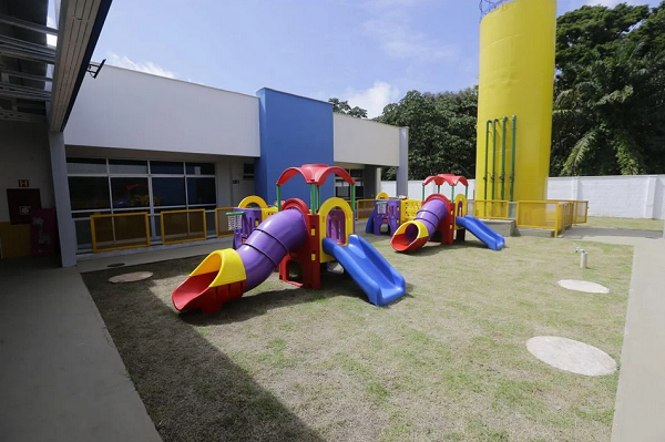 Creche foi inaugurada em Camaçari (Foto: Arisson Marinho/CORREIO)