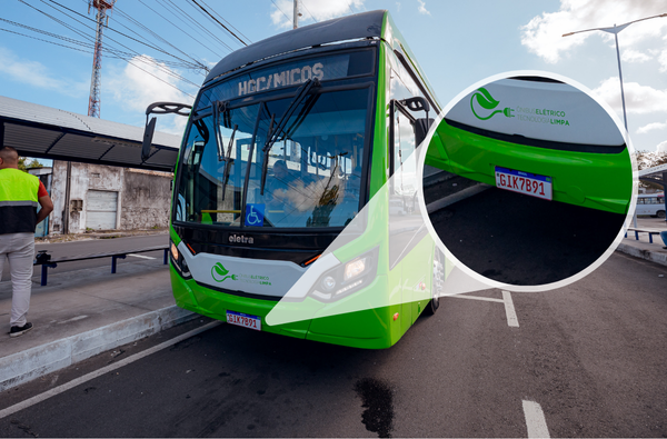 Segundo a denúncia, ônibus de placa GIK7B91 foi alugado pela empresa DZSET, prestadora de serviços da prefeitura (Foto: Divulgação)
