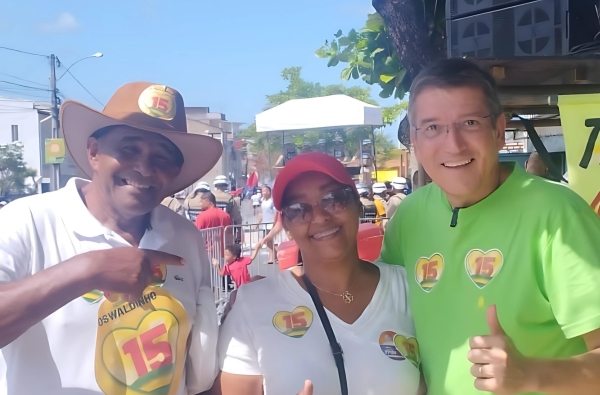 Pastor Hilário Lisboa, Márcia Nazaré e Oswaldinho Marcolino - Assessoria