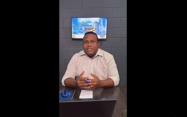 Radialista Mário Augusto, apresentador do programa Contato Direto, da rádio Líder FM lançou uma grave denúncia durante a edição desta segunda-feira (30) (Foto: Print/Vídeo)