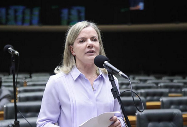 A presidente do PT, deputada federal Gleisi Hoffmann (Foto: Zeca Ribeiro/Câmara dos Deputados/Arquivo)