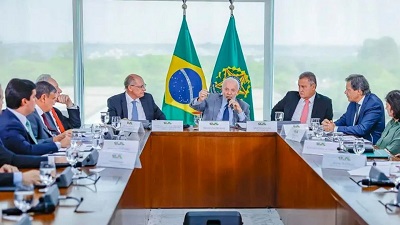 Créditos: Ricardo Stuckert / PR - Presidente Lula discute com ministros a epidemia das bets no Brasil