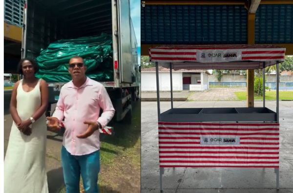 Cada agricultor precisará apenas assinar um termo de recebimento e poderá levar a barraca consigo - Foto: Divulgação