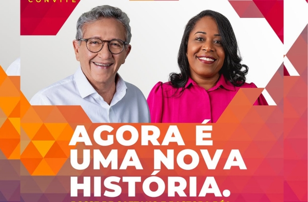 Luiz Caetano (PT) e Pastora Déa (PSB), prefeito e vice-prefeira de Camaçari - Foto: Divulgação