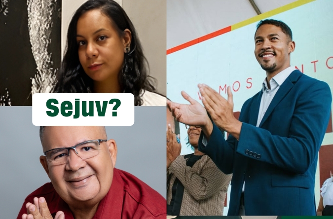 Ellen Borges e Kaique Ara, Téo Ribeiro - Fotomontagem CFF/Divulgação