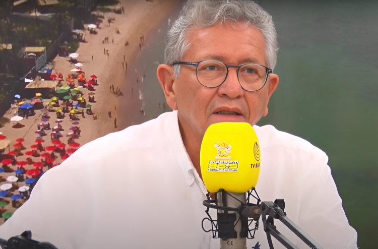 O prefeito de Camaçari, Luiz Caetano (PT), em entrevista à Rádio Líder FM - Foto: Prit do vídeo
