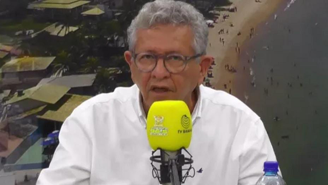 Prefeito de Camaçari, Luiz Caetano (PT), durante entrevista ao programa Contato Direto, da rádio Líder FM (Foto: Reprodução)