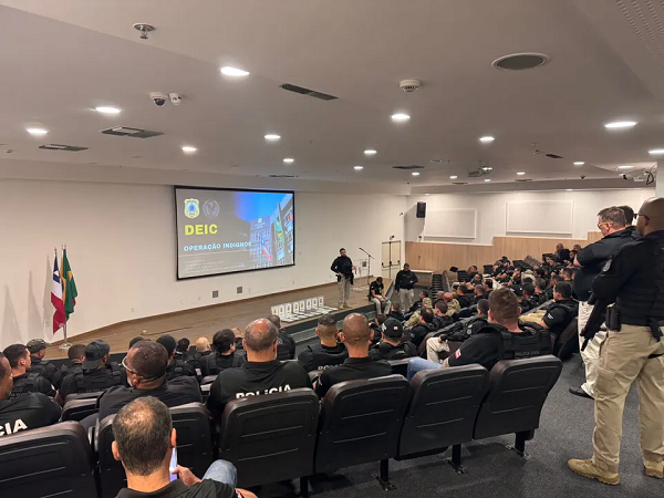 Além da Bahia, a operação também está sendo realizada nos estados de São Paulo, Paraná, Amazonas e Ceará (Foto: Divulgação/Ascom PCBA)