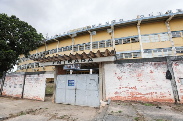 Retrato atual do Estádio Municipal Fernando Ferreira Lopes (Foto: Patrick Abreu)