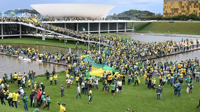 Invasão ocorreu em janeiro de 2023 (Foto: Evaristo Sá/AFP)