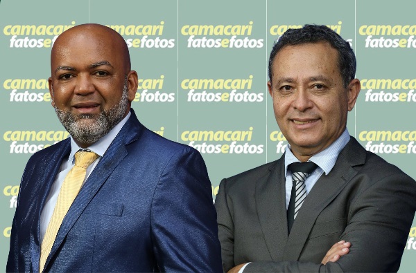 Os vereadores Niltinho (PRD) e Elias Natã (PSDB) - Fotomontagem CFF/Divulgação