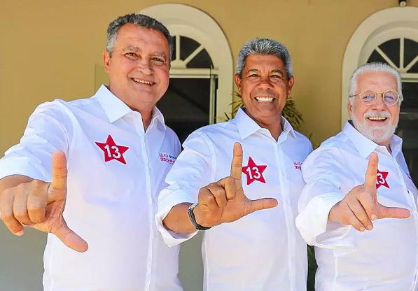 Rui, Jerônimo e Wagner podem formar chapa em 2026 (Foto: Divulgação/PT)