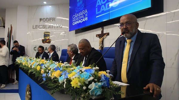 Presidente mantém tom neutro e reforça importância da união na Câmara - Foto: Câmara de Vereadores de Camaçari