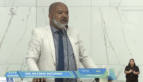 O presidente da Câmara, Niltinho Maturino - Foto: Câmara