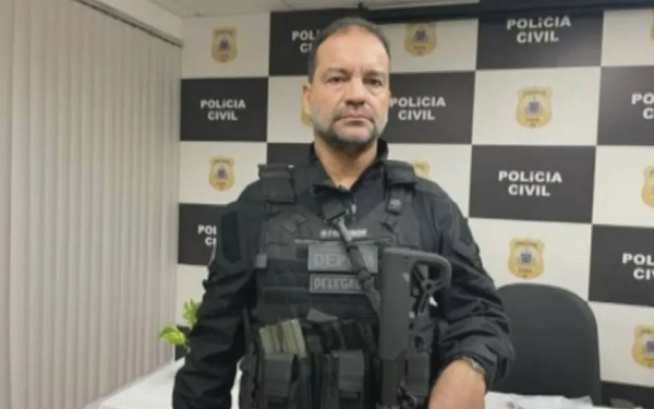O delegado Nilton Tormes, ex-coordenador técnico do Departamento de Polícia Metropolitana (Depom) em Lauro de Freitas, na Bahia (Foto: Divulgação/Polícia Civil da Bahia)