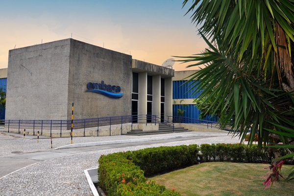 Fachada da Empresa Baiana de Águas e Saneamento (Embasa) (Foto: Divulgação)