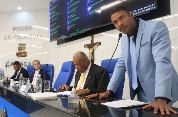 O vereador Kaique Ara (PT). Foto: Câmara