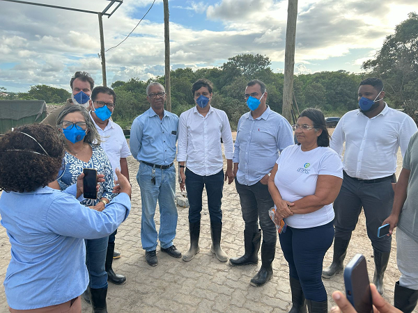Visita técnica ao aterro sanitário em operação na cidade (Foto: Daniel Fonseca)