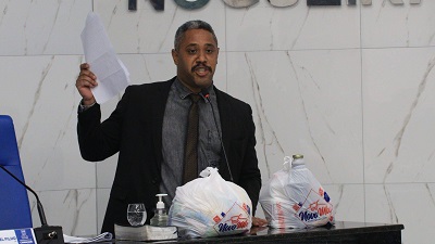 O vereador Jamesson (PL)