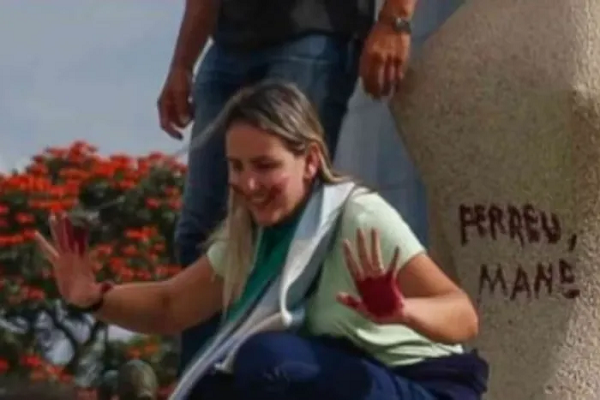 Decisão que livrou pichadora foi deliberada na última sexta-feira, 28 (Foto: Reprodução)