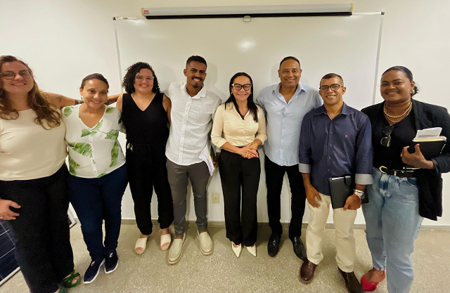 Anúncio foi feito durante uma reunião com o diretor-geral do IFBA, Lúcio Santos, e o secretário da Educação do município, Márcio Neves (Foto: Divulgação)