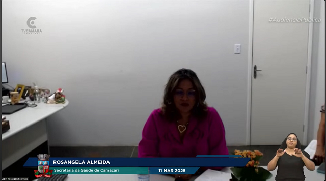 Titular da Sesau, Rosângela Almeida (Foto: Print/Redação CFF)