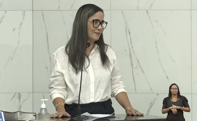 Secretaria do Desenvolvimento Social e Cidadania (Sedes), Jeane Gleide (Foto: Print/Redação CFF)