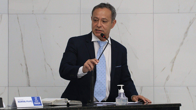 Vereador Elias Natan (PSDB) (Foto: Ascom/Câmara de Camaçari)