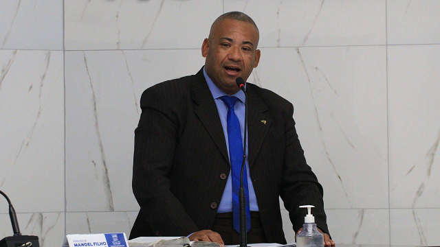 Vereador Manoel Filho (PL) (Foto: Ascom/Câmara de Camaçari)