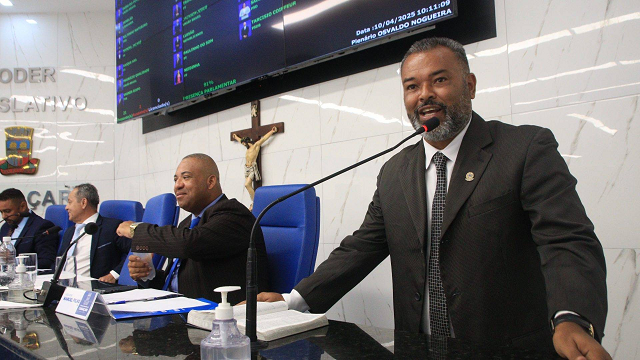 Vereador Jackson Josué (União) (Foto: Ascom/Câmara de Camaçari)
