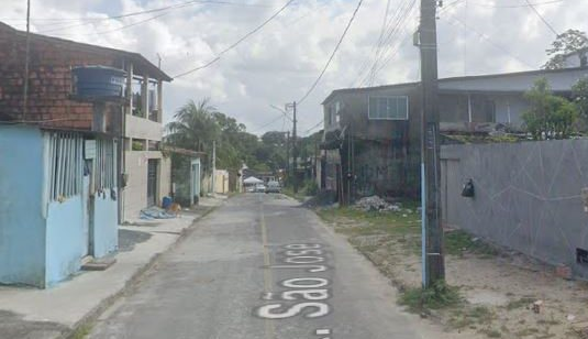 Casal foi encontrado morto dentro de uma residência localizada na região de Parafuso (Foto: Reprodução/Google Street View)