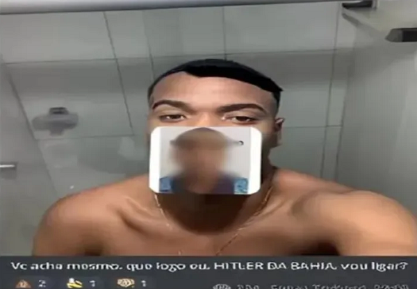 Luis Alexandre de Oliveira Lessa, conhecido como 'Hitler da Bahia' (Foto: Reprodução/Redes sociais)