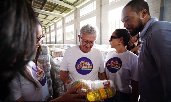 O prefeito Luiz Caetano (PT), durante a vistoria - Foto: Divulgação