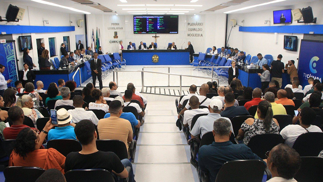 9ª Sessão Ordinária realizada na Câmara de Camaçari (Foto: Divulgação)