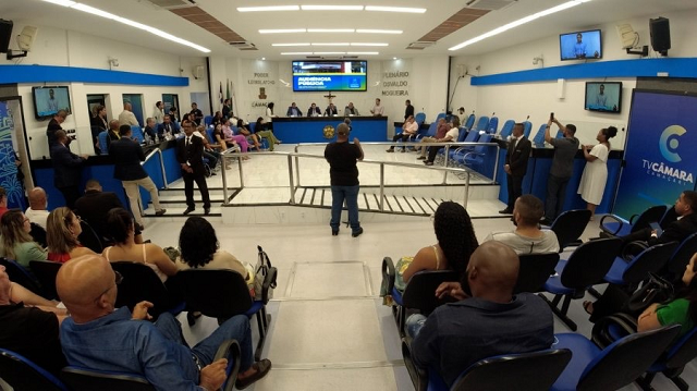 Audiência Pública realizada na Câmara de Vereadores de Camaçari (Foto: Print/Redação)