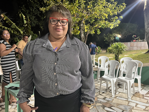Vânia Nunes, da Igreja Assembleia de Deus, em Barra do Jacuipe (Foto: Laís Trindade)