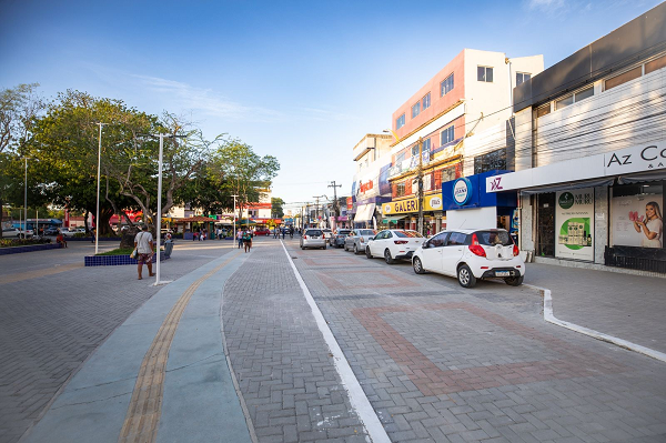 Prefeitura de Camaçari entregou acesso ao final da Rua Santa Bernadete, ao lado da Praça Abrantes (Foto: Ascom/PMC)