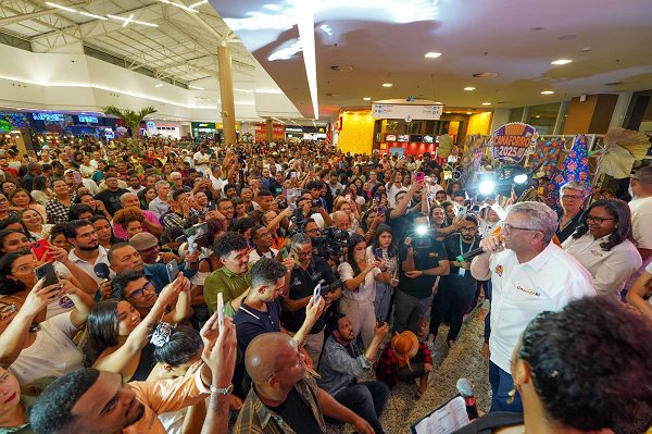 Prefeito Luiz Caetano afirmou que a cidade vive um momento de retomada (Foto: Juliano Sarraf)
