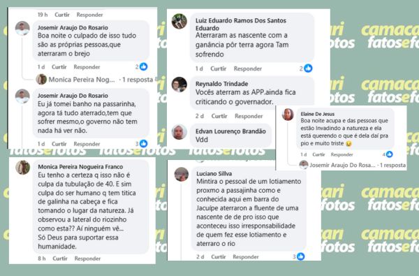 Imagem: Print das menssagens