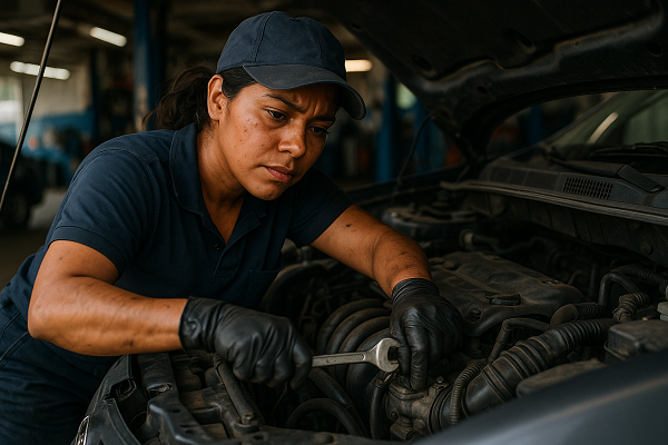 Aulas irão combinar teoria e prática, preparando as participantes para atuar com manutenção de veículos, identificação de falhas, realização de reparos e outras atividades técnicas da área (Foto: Reprodução)