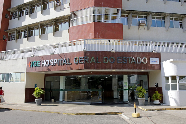 Hospital Geral do Estado (HGE), em Salvador (Foto: Reprodução)