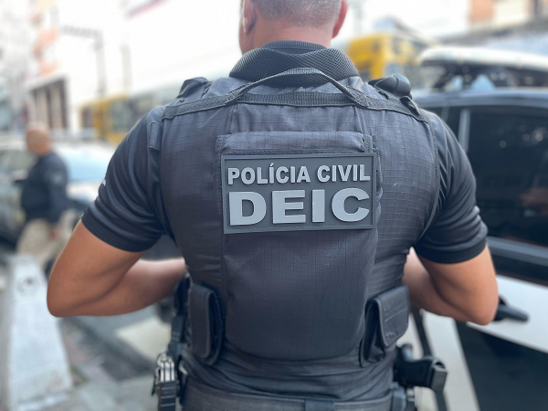 Preso foi encaminhado para a custódia da Delegacia de Repressão a Furtos e Roubos (DRFR), onde permanece à disposição da Justiça (Foto: Reprodução)