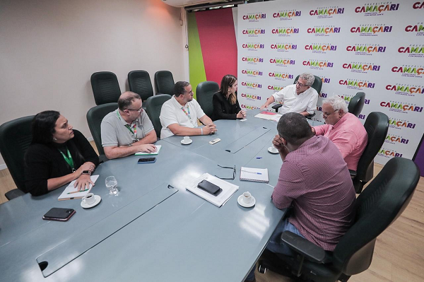 Prefeitura de Camaçari se reuniu com executivos do Grupo Neoenergia Coelba na quinta-feira (15) (Foto: Ascom PMC)