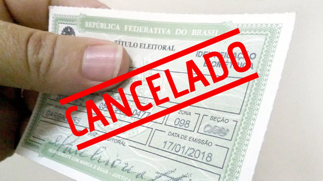 Com o cancelamento, eleitores perdem uma série de direitos (Foto: Reprodução)