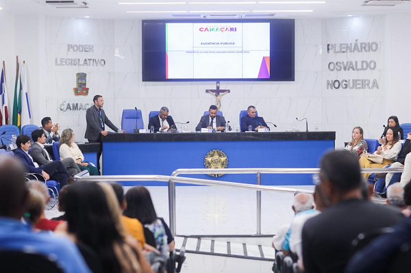 Audiência pública para apresentação do Projeto de Lei No 1178/2025 na Câmara de Vereadores de Camaçari (Foto: Ascom/Câmara de Camaçari)