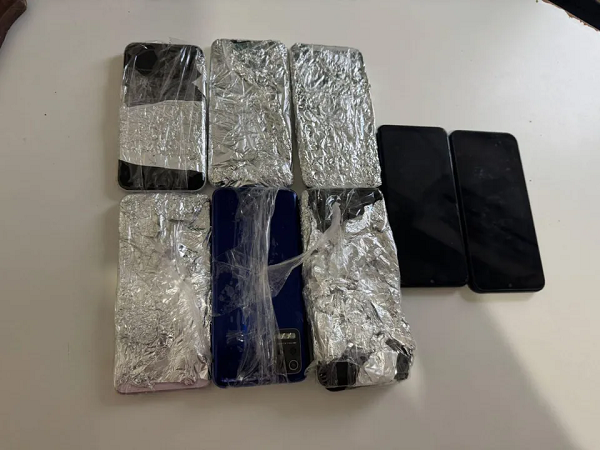 Celulares furtados (Foto: Ascom/PCBA)