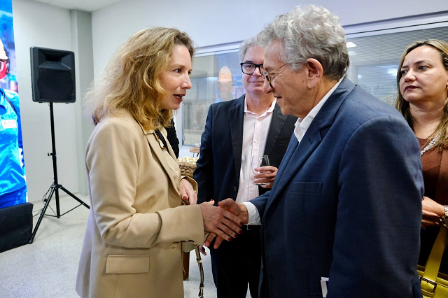 Prefeito Luiz Caetano (PT), renovou a disposição do município para ser parceiro de negócios que tragam o desenvolvimento para Camaçari (Foto: Lucas Anjos/Ascom PMC)