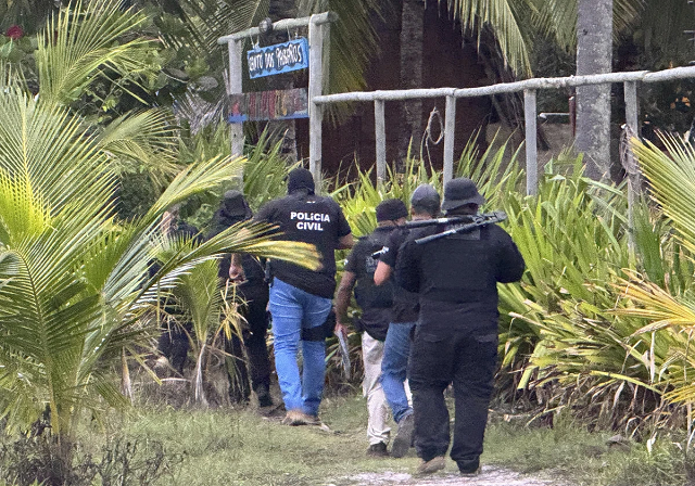 Aldeia Hippie vira refúgio do CV e polícia faz operação contra o tráfico (Foto: Ascom/PC)