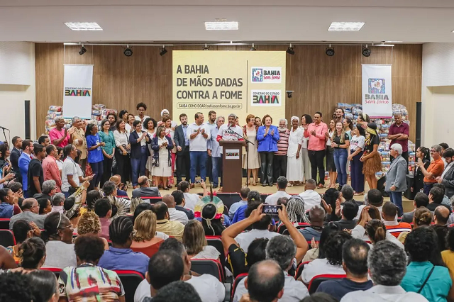 Lançado em 2023, Bahia Sem Fome articula políticas de segurança alimentar em todo o estado (Foto: Divulgação/Bahia Sem Fome)