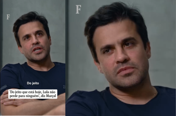 Pablo Marçal em entrevista à Folha